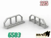 225 鐵軌 火車 欄杆 第三方 散件 機甲 moc 積木 零件 相容樂高 LEGO 萬格 開智 樂拼 S牌 6583