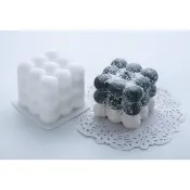 現貨隔日達⚡【樂】332 圓球魔方單模手工皂模具 手工皂模 巧克力模具 蠟燭模 矽膠模 矽膠模具 果凍模