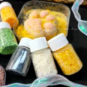 木木柒Studio 仿真食玩炸雞麵包糠30ml 油炸粉 不可食用 捏捏酥炸粉 裝飾配件 滴膠填充 流沙填充 diy捏捏樂