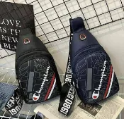 Marc jacobs旗艦店 Champion 時尚穿搭必備 包包 肩包 後背包 側背包 胸包 藍 高爾夫球包