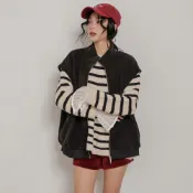 IN SHOP 立領拉鏈羊羔毛背心-共3色【KT28869】