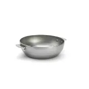 【de Buyer 畢耶】LOQY活動柄系列 原礦蜂蠟鐵鍋 深煎炒鍋24cm-適用IH爐(握柄另購)
