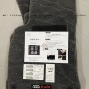 奧迪Audi腳踏墊 原廠款對應原廠車孔位 RS6 RS4 A1 A2 A3 A4 A5 A6 A7 Q4 Q3 Q2防滑