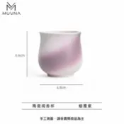 【百利市購物中心】MUVNA 陶瓷聞香杯-嫣霞紫(水杯、咖啡杯、茶杯)