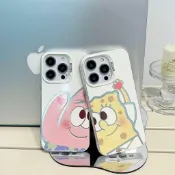 情侶款 現貨+免運 派大星 防摔保護殼  適用iPhone17 16 15 14 13 12 11 Pro Max手機殼