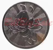 小蜜蜂 (10個遊戲幣) 娃娃機代幣 直徑24mm 25mm 不銹鋼材質 防偽夾仔 電玩城遊戲機 萬能通用 可定制嬄