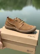 Clarks 2025新款其樂頭層牛皮猪皮鞋墊橡膠軟底休閒皮鞋39-44