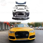 KP擎利國際 Audi A6 S6 C7.5 升級 RS6 前後保桿 大包 外觀套件