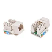 RJ45 keystone cat.5e cat6 資訊座 適用資訊面板 資訊盒 TB-13