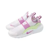 Nike 慢跑鞋 Flex Runner 4 GS 大童 女鞋 粉紅 綠 無鞋帶 運動鞋 IF2893-501
