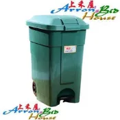 《上禾屋》美式美加腳踏式垃圾桶（附後輪），居家大樓公寓公共場所適用，大型、餐廳、公寓辦公大樓、垃圾分類桶