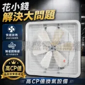 雙培林 14吋 鋁葉吸排兩用窗型通風扇 吸排扇 排風機 抽風機 附溫控 台灣製造 工廠通風機 倉庫降溫 營業用強力抽風機