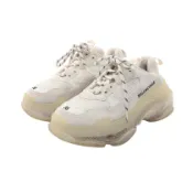 【DOKODEMO】【二手】BALENCIAGATriple S 運動鞋，544351，白色皮革，女款，二手 B