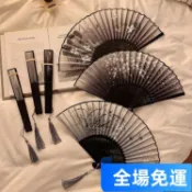 ✨可開發票#【18.2萬人收藏】風折疊小扇子隨身攜帶古風漢服古裝舞蹈新中式夏天黑色竹扇女 Q1II