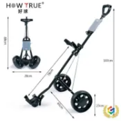 艾特斯良品 【可開發票】◉高爾夫球包車 golf球場出租手推車 手拉車高爾夫球車