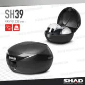 SHAD SH39 摩托車後置物箱 SHAD置物箱 機車後箱 機車後備箱 機車置物箱 摩托車行李箱【西班牙進口】