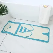 【JOCIYO 聚時柚】寵物造型 厚絨吸水踏墊120x50cm浴室腳踏墊 冬季保暖親膚 床邊地墊