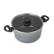 【DIAMOND CHEF】黑金石墨烯不沾鍋雙耳湯鍋28cm(含蓋/IH爐可用/火鍋)