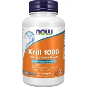 【NOW Foods】磷脂質磷蝦油 Krill 1000 (1000mg) 60 顆/ 120顆軟膠囊