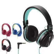 左東精品代購 日本代購 空運 ELECOM HS-KD02T 兒童 頭戴式 耳機 麥克風 耳罩式 耳麥 低音量 3.5mm 折疊收納