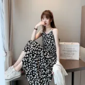 Long Maxi Oversized Summer Sexy Off Shoulder Polka Dot Dress