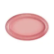 【Le Creuset】瓷器輕虹霓彩系列橢圓盤25cm(薔薇粉)