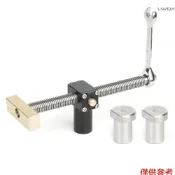 木工快速固定夾鉗夾具可調節工作台虎鉗細木工工作件夾具木工工作台夾具用於 19 毫米桌面孔
