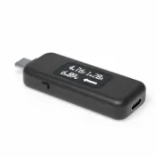 玉山最低比價網 [4美國直購] Plugable USB-C 電流檢測器 USBC-VAMETER3 手機 充電器 平板電腦 48V (4.5V-50V)