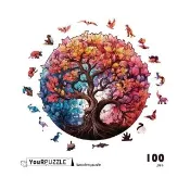 【YouRPUZZLE】生命之春(檢驗合格 不規則木製拼圖 AI繪製)