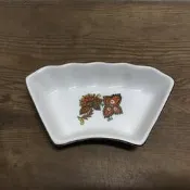 特價 WH15167【四十八號老倉庫】全新 早期 台灣 正德 花 冷盤 17.7cm 2盤價【懷舊收藏拍片道具】