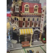 樂高 Lego 10190 送10182 10185 街景三兄弟 轉角咖啡廳 無書無盒