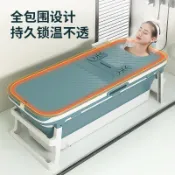 免運/快速發貨 泡澡桶 免安裝泡澡桶 家用可折疊泡澡桶全身洗澡桶成人沐浴桶大人洗澡盆兒童浴缸游泳池