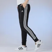 (店+)【adidas 愛迪達】adidas 愛迪達 ESSENTIALS 運動長褲 三線縮口運動褲 女 GM5542