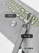 龍驤學院風灰色mini包肩帶longchamp瓏驤迷你餃子包改造背帶配件35053 Misaki精品
