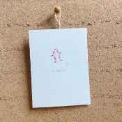 雙子座 生日手工縫圖卡片