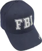 美國 US 聯邦調查局 FBI 紀念小帽 黑色 L/XL