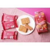 湯包日貨坊 ☆現貨★ 日本限定 砂糖樹 濃草莓巧克力 夾心餅乾 一包三入 濃草莓巧克力口味 餅乾 零食 日本7-11限定