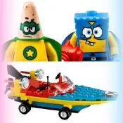【絕版稀有】LEGO 3815 SpongeBob SquarePants 樂高 海綿寶寶 派大星 超人裝 超人版