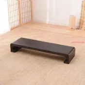 優選 實木禪修凳打坐凳子沙發踩腳凳羅漢床長條腳踏凳鋼琴墊腳凳小方凳