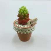 楊敏黏土手作 多肉植物-小紅莓(JB14)