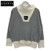 【DOKODEMO】Evisu 灰色 x 白色反色衛衣，38 號 [二手]