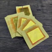 天然錫箔金紙-福金【阿本師香廠】拜拜就要用真金 手工 台灣竹漿紙 敬神 拜拜 求財補財庫 北部拜土地公