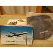 撲克牌 長榮 EVA AIR 飛機 星空 STAR B777-300 可愛 小熊 長榮航空