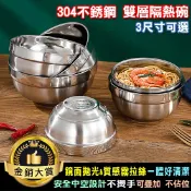 不鏽鋼碗 白鐵碗 泡麵碗 防燙碗 兒童碗 大碗公 304不銹鋼 隔熱碗 雙層 雙層隔熱碗 【R065】Color me