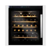 (店+)【BEST 貝斯特】【BEST 原廠公司貨】貝斯特 WE-555L WE-555R 嵌入式雙溫冷藏酒櫃 白堅木層架隔板 強化玻璃門 36瓶