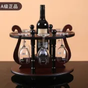 知木屋 免運 酒櫃 玄關櫃 紅酒架 紅酒擺件 隔斷 實木紅酒架擺件歐式葡萄酒架木質倒掛酒杯架創意高腳杯架紅酒架