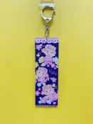【震撼精品百貨】Peko 不二家牛奶妹 不二家壓克力吊飾/鑰匙圈-長型紫#63301 震撼日式精品百貨