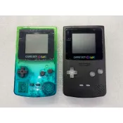 ［現貨多款］正日版GBC GAME BOY COLOR  黑色 透明 發光按鍵 GBC彩色主機 GBC 任天堂！