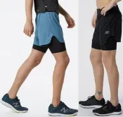火星人} M、XL 號New Balance Q Speed Fuel男兩件式田徑褲路跑褲馬拉松褲 NB 紐巴倫