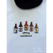 E7th.厚磅FRUIT果汁膠印短T-白(E7SN50632503)